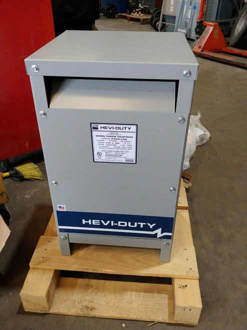 HEVI-DUTY 15 KVA DRY TRANSFORMER SINGLE PHASE 240/480 TO 120/240