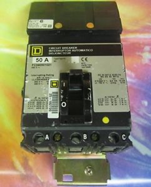 SQUARE D FC340501021 3 POLE 50 AMP I-LINE CIRCUIT BREAKER ...........WB-95