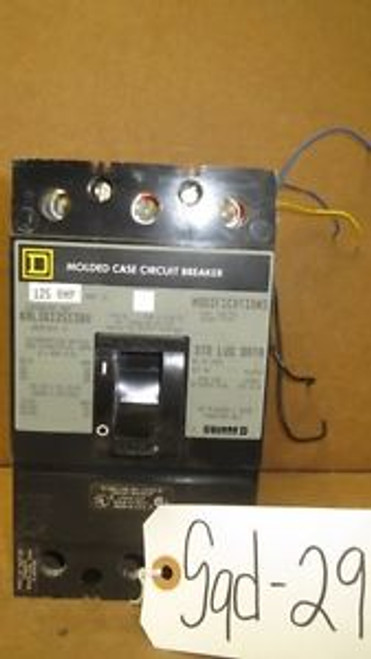 SQUARE D KAL361251380 125 AMP  BREAKER SHUNT TRIP AUX SWITCH 125A KAL36125