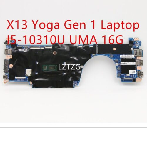 Motherboard For Lenovo Thinkpad X13 Yoga Gen 1 I5-10310U Uma 16G 5B20X83513