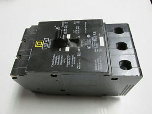 SQUARE D 125 AMP 3 POLE CIRCUIT BREAKER  EDB34125           R-03B