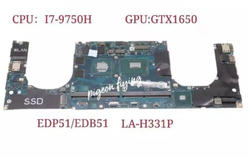 For Dell Xps 15 7590 Cn-018W12 With I7-9750H Gtx1650 Laptop Motherboard