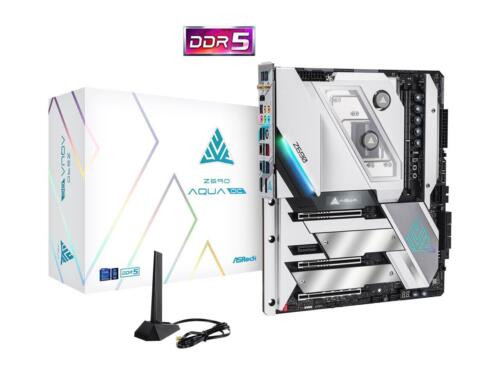 Asrock Z690 Aqua Oc Lga 1700 Ddr5 Intel Z690 Sata 6Gb/S Extended Atx Intel