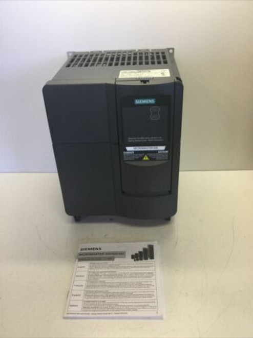 New, Siemens, 6Se6440-2Ue27-5Ca1, Micromaster 440, Inverter Drive. (16L-1)