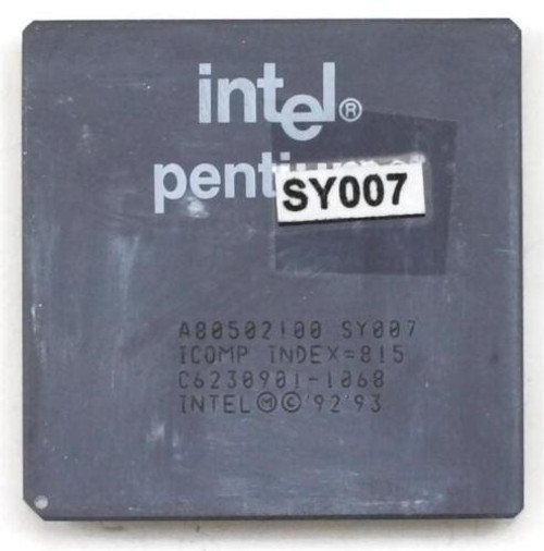 Cpu Processor Intel Pentium A80502100 Sy007/Sss Ipp