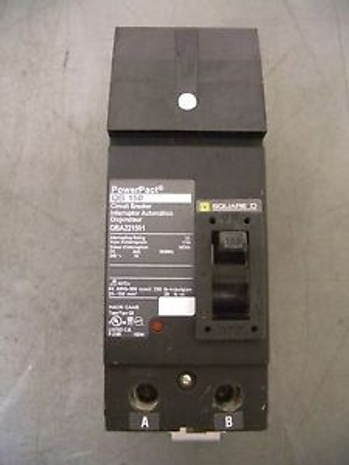 SQUARE D POWERPACT CIRCUIT BREAKER CAT QBA221501 150A/240V/2POLE