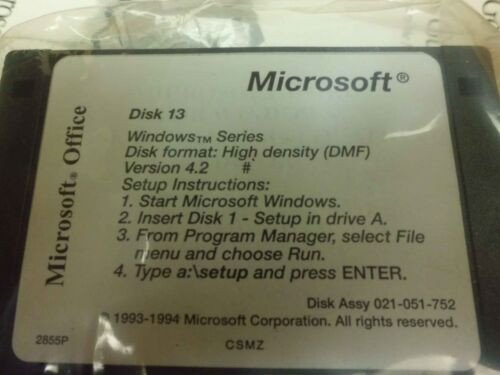 0811Ad0 Microsoft Ms Office Pro 4.2  3.5Inch