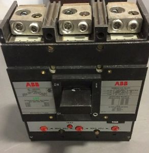 ABB 450A CIRCUIT BREAKER 600VAC aH TYPE LH POLES 3 MG-8679