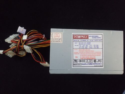 Lp-8800D Powmax 400W 20 Pin Atx Power Supply