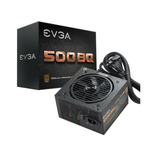 Evga 110-Bq-0500-K1, 500 Bq, 80+ Bronze 500W, Semi Modular, Fdb Fan, 3 Year W...