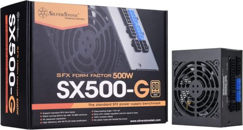 Silverstone Technology Sx500-G 500W Sfx Fully Modular 80 Plus Gold Psu