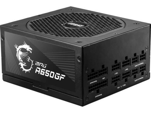 Msi - Mpg A650Gf, 80 Gold Full Modular Gaming Psu, Japanese Electrolytic