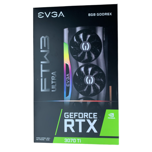 Evga Nvidia Geforce Rtx 3070 Ti Ftw3 Ultra 08G-P5-3797-Kl, 08G-P5-3797-Rx