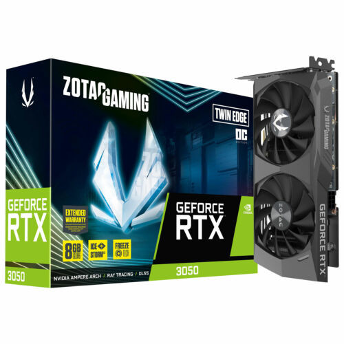 Brand New In Box Zotac Rtx 3050 Twinedge Oc 8Gb Gddr6 Video Card On Hand To Ship