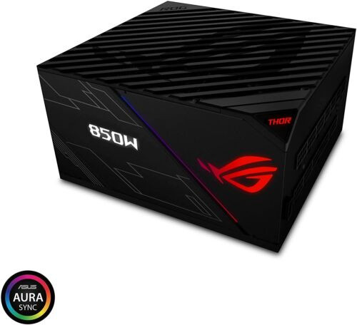 Asus Rog Thor 850 Certified 850W Fully-Modular Rgb Power Supply With Livedash