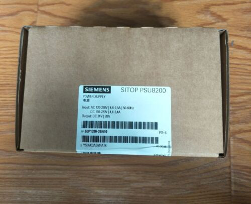 New Siemens In Box Power Supply 6Ep1 436-3Ba10 6Ep1436-3Ba10 1 Year Warranty
