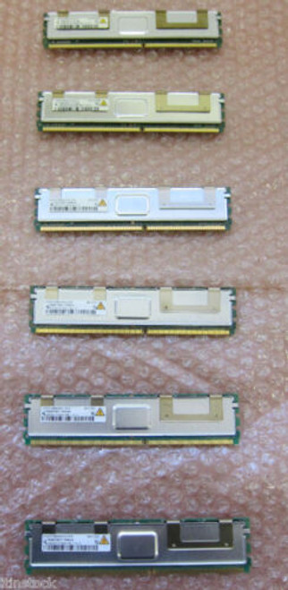 Original Dell 12Gb (6 X 2Gb) Memory Poweredge 1950 2950 6950 R900 1900 2900 + Ot