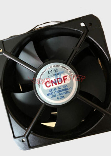 1Pcs Cndf Fan Ta20060Mbl-1 Ac 110V 0.28A 20060 20Cm 2 Wire New