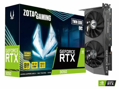 Zotac Gaming Geforce Rtx 3050 Twin Edge Oc Zt-A30500H-10M 8Gb 128-Bit Gddr6