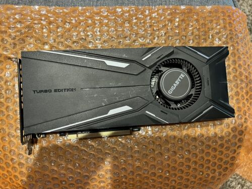 Gigabyte Nvidia Geforce Rtx 2080 Ti Turbo Oc 11G Gddr6 Graphics Card Rev 1.0