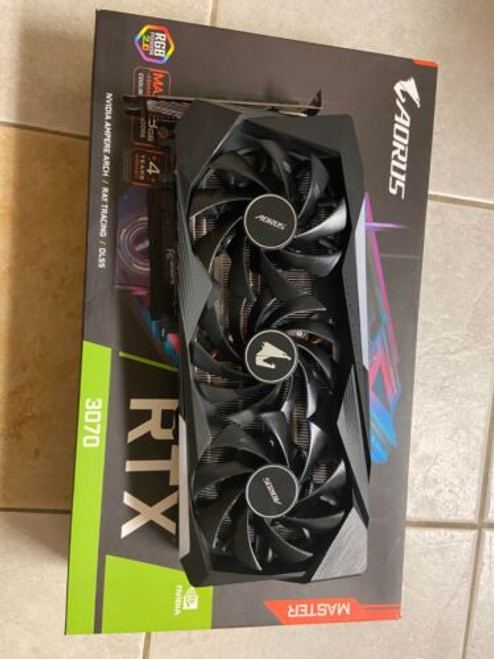 Aorus Rtx 3070 8Gb Gddr6 Gpu With Box