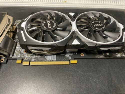 Msi Amd Radeon Rx 580 Armor Mk2 Oc 8Gb Gddr5 Graphics Card