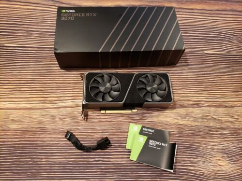 Nvidia Geforce Rtx 3070 Fe Founders Edition 8Gb Gddr6 Graphics Card - Warranty
