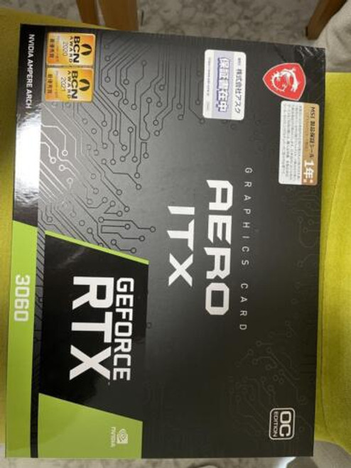 New Msi Geforce Rtx 3060 Ti Aero Itx 8G Oc Lhr Gddr6 Graphics Card Board Japan