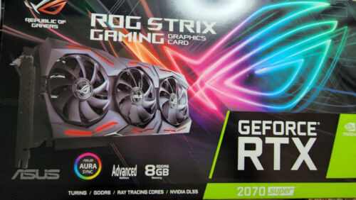 Asus Rog Strix Nvidia Geforce Rtx 2070Super Advanced Gaming 8Gb Ddr6