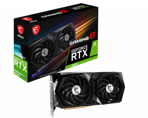 Msi Geforce Rtx 3050 Gaming X 8Gb Gddr6 Rgb Pci-E Video Card Hdmi 3Xdisplayport