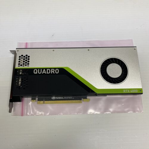 Nvidia Quadro Rtx 4000 8Gb Gddr6 Pcie 3X Dp  1X Type C Graphics Card