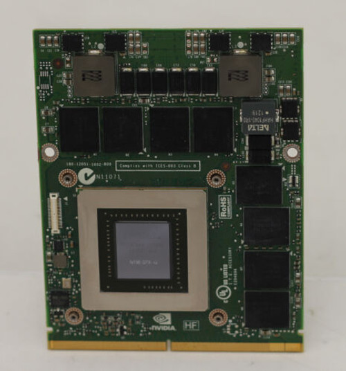 Nvidia Gtx 680M Gpu; 2Gb; Mxm 3.0B; Alienware/Dell/Msi/Clevo; W/O X-Bracket
