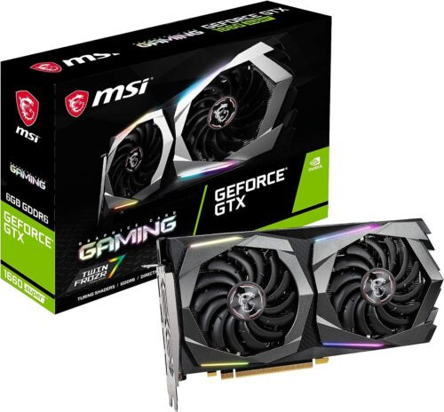 Msi Geforce Gtx 1660 Super Gaming Graphics Card Pci-E X16 No Nvlink Vr Compatibl