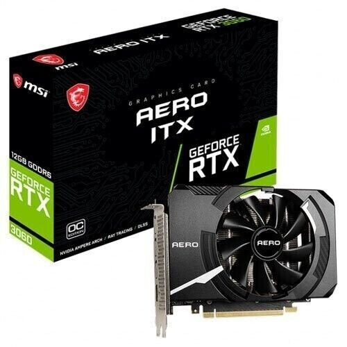 Msi Geforce Rtx 3060 Aero Itx Oc 12Gb Graphics Card