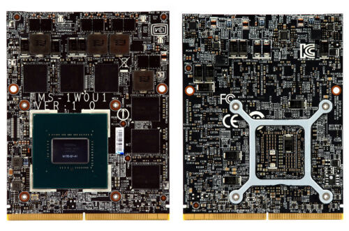 Nvidia Geforce Gtx 1060; 6Gb Ddr5; Mxm3.0B; 82X105Mm; For Clevo P1Xx P37X  P57X