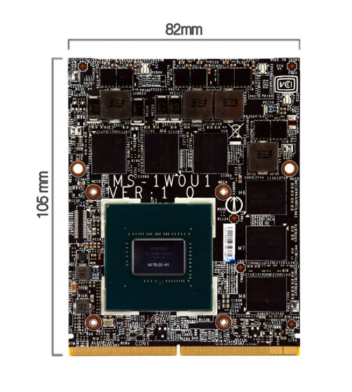 Clevo P570Wm Gpu Upgrade Kit; New Nvidia Gtx 1060; 6Gb Ddr5; Mxm 3.1B; 82X105Mm