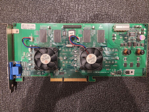 Working 3Dfx Voodoo 5 5500 Agp 64Mb + New Thermal Paste