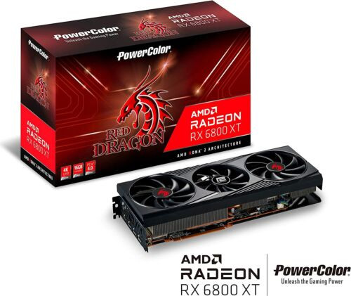 Powercolor Red Dragon Amd Radeon Rx 6800 Xt Gaming Graphics Card With 16Gb Gddr
