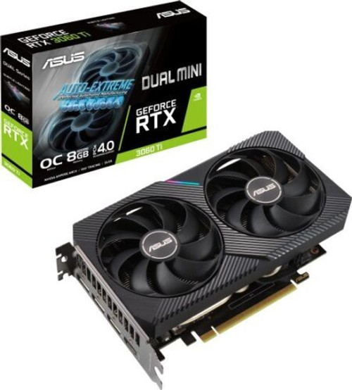 Asus Geforce Rtx 3060 Ti Mini Oc 8Gb Gddr6 Video Card Dual-Rtx3060Ti-O8G-Mini-V2