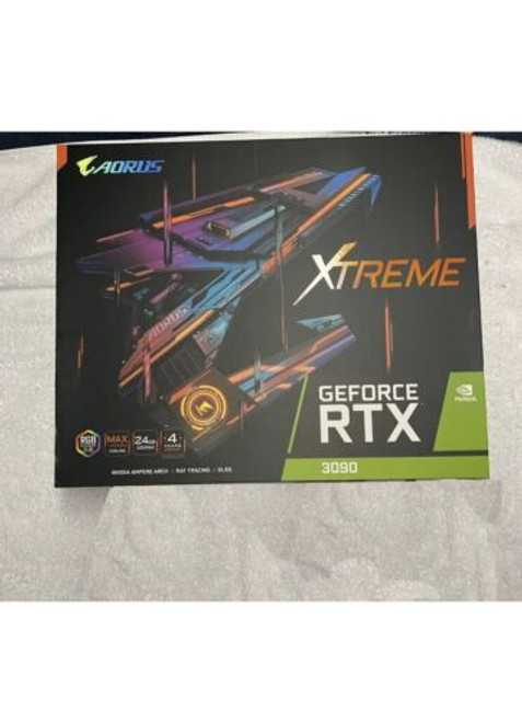 Aorus Geforce Rtx 3090 Xtreme Max Covered Cooling 24Gb Video Graphics Card