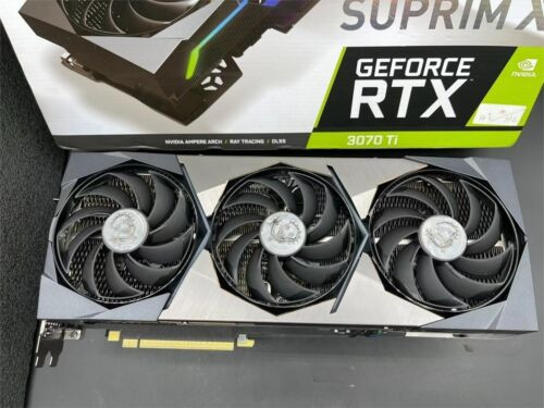 Msi Geforce Rtx 3070Ti Suprim X 8G Gddr6X Graphics Card