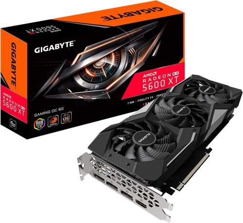 Gigabyte Radeon Rx 5600 Xt Gaming Oc 6G (Rev. 2.0) Graphics Card, Pcie 4.0, 6Gb