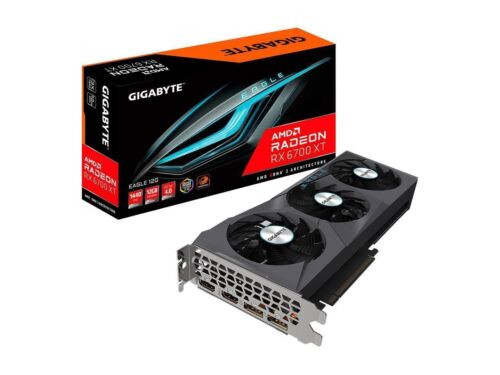 Gigabyte Radeon Gv-R67Xteagle-12Gd Video Card Rx 6700 Xt Eagle 12G Graphics Card