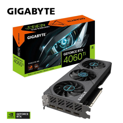 Gigabyte Nvidia Geforce Rtx 4060 Ti Eagle Oc-8Gd Gddr6 Video Card, Pci-E 4.0, 25