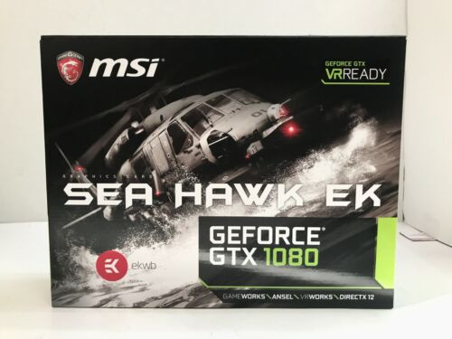 Msi Geforce Gtx 1080 Sea Hawk Ek X 8Gb Gddr6 Graphics Card Waterblock - Openbox