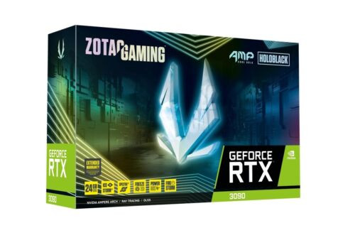 Zotac Gaming Geforce Rtx 3090 Amp Extreme Holo Gpu 24Gb Gddr6X