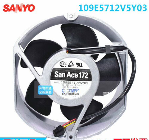 1Pc Sanyo 17251 109E5712V5Y03 12V 2.3A Dual Ball Cooling Fan Supports Pwm