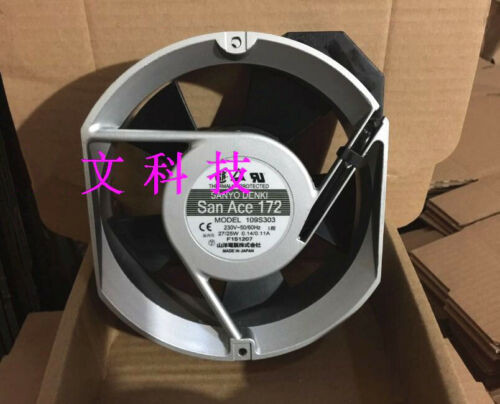 1Pc Sanyo 109S303 230V 27/25W 0.14/0.11A Aluminum Frame Cooling Fan