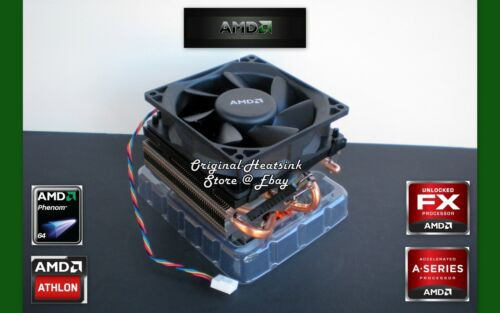 Amd Black Edition Heatsink Cpu Cooler Fan For Fx-Phenom Ii X6 Socket Am2 Am3 New