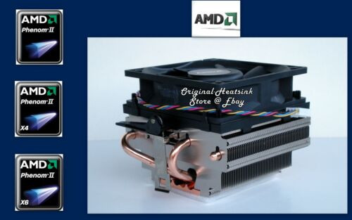 Original Amd Heatsink Fan Cooler For Phenom Ii X4 X6 & Fx Processor Am3-Am2+ New